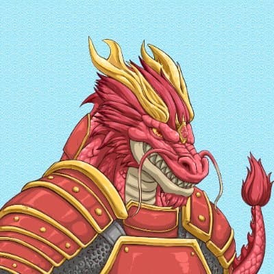 A red armored Kojin dragon